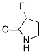 (3R)-3-fluoro-2-Pyrrolidinone Struktur