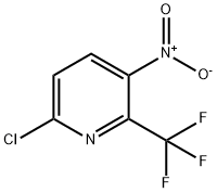 6-Chloro-3-nitro-2-(trifluoromethyl)pyridine Struktur