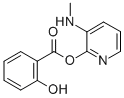 3-(methylamino)pyridyl salicylate Struktur