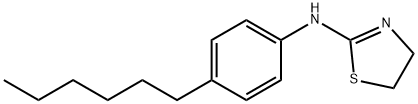 2-(4-n-Hexylphenylamino)-1,3-thiazoline Struktur