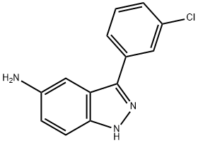 3-(3-chlorophenyl)-1H-indazol-5-amine Struktur