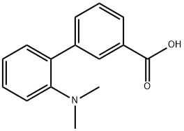 2-(DiMethylaMino)biphenyl-3-carboxylic acid Struktur