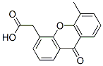 5-methylxanthen-9-one-4-acetic acid Struktur