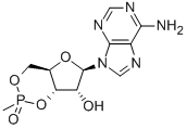 adenosine 3',5'-cyclic methylphosphonate Struktur