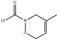 2H-1,2-Oxazine-2-carbonyl chloride, 3,6-dihydro-4-methyl- (9CI) Struktur