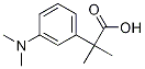 2-(3-DiMethylaMino-phenyl)-2-Methyl-propionic acid Struktur