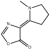 5(4H)-Oxazolone,4-(1-methyl-2-pyrrolidinylidene)-,(Z)-(9CI) Struktur