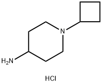 1-Cyclobutylpiperidin-4-amine dihydrochloride Struktur