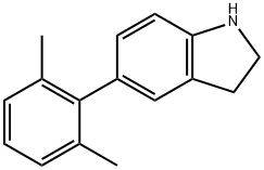 5-(2,6-DiMethylphenyl)indoline Struktur