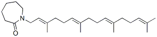 1-(3,7,11,15-Tetramethyl-2,6,10,14-hexadecatetrenyl)hexahydro-2H-azepin-2-one Struktur