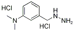 3-(Hydrazinomethyl)-N,N-dimethylanilinedihydrochloride Struktur