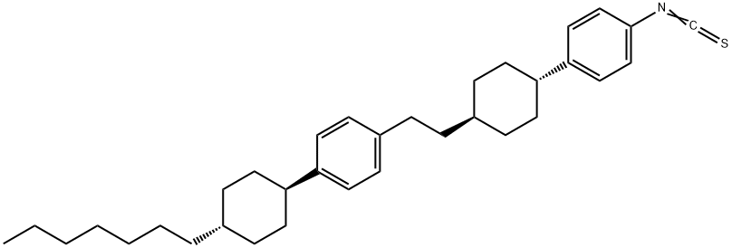 1-(4-(4-HEPTYLCYCLOHEXYL)PHENYL)ISOTHIO& Struktur