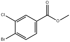 4-溴-3-氯苯甲酸甲酯 結(jié)構(gòu)式