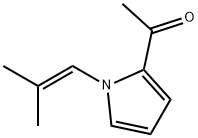 Ethanone, 1-[1-(2-methyl-1-propenyl)-1H-pyrrol-2-yl]- (9CI) Struktur