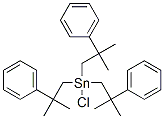 chlorotris(2-methyl-2-phenylpropyl)stannane  Struktur