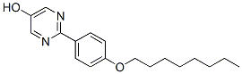 5-Hydroxy-2-[4-(octyloxy)-phenyl]-pyrimidine Struktur