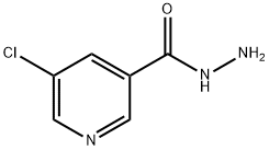 3-Pyridinecarboxylicacid,5-chloro-,hydrazide(9CI) Struktur