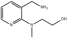 2-[[3-(Aminomethyl)-2-pyridinyl](methyl)amino]-1-ethanol Struktur