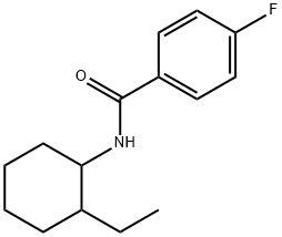 N-(2-Ethylcyclohexyl)-4-fluorobenzaMide, 97% Struktur