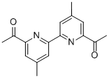 4,4'-DIMETHYL-6,6'-DIACETYL-2,2'-BIPYRIDINE Struktur