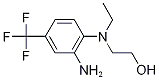 2-[2-Amino(ethyl)-4-(trifluoromethyl)anilino]-1-ethanol Struktur