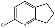 2-chloro-6,7-dihydro-5H-cyclopenta[b]pyridine Struktur