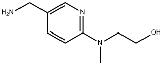 2-[[5-(Aminomethyl)-2-pyridinyl](methyl)amino]-1-ethanol Struktur