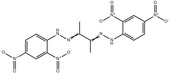 Diacetyl Bis(2,4-dinitrophenylhydrazone) Struktur