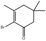 2-BROMO-3,5,5-TRIMETHYL-CYCLOHEX-2-ENONE Struktur