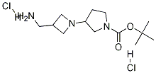 3-(3-AMINOMETHYL-AZETIDIN-1-YL)-PYRROLIDINE-1-CARBOXYLIC ACID TERT-BUTYL ESTER-2HCl Struktur