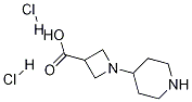 1-PIPERIDIN-4-YL-AZETIDINE-3-CARBOXYLIC ACID-2HCl Struktur