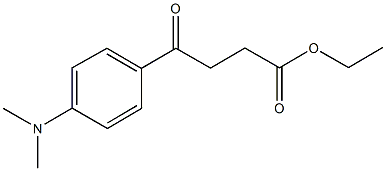 ETHYL 4-[4-(N,N-DIMETHYLAMINO)PHENYL]-4-OXOBUTANOATE Struktur