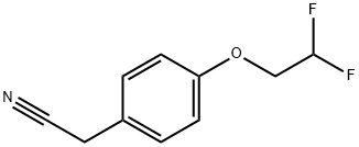 2-(4-(2,2-Difluoroethoxy)phenyl)acetonitrile Struktur