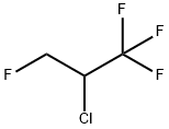 2-Chloro-1,1,1,3-tetrafluoropropane Struktur