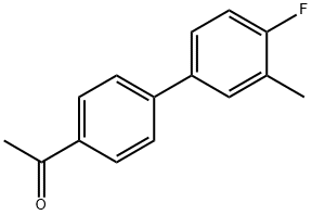 4'-Acetyl-4-fluoro-3-Methylbiphenyl Struktur