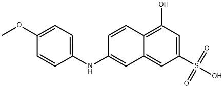 4-ヒドロキシ-7-[(4-メトキシフェニル)アミノ]-2-ナフタレンスルホン酸