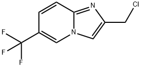 2-(Chloromethyl)-6-(trifluoromethyl)-imidazo[1,2-a]pyridine Struktur