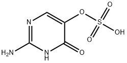 sulfuric acid mono-(2-amino-6-oxo-1,6-dihydro-pyrimidin-5-yl ester) Struktur