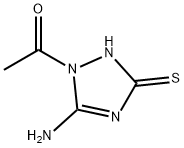 3H-1,2,4-Triazole-3-thione, 1-acetyl-5-amino-1,2-dihydro- (9CI) Struktur