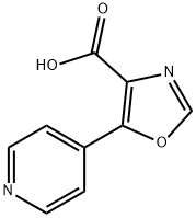 5-Pyridin-4-yl-1,3-oxazole-4-carboxylic  acid Struktur