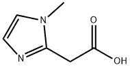 (1-METHYL-1H-IMIDAZOL-2-YL)-ACETIC ACID Struktur