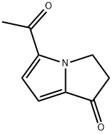 1H-Pyrrolizin-1-one, 5-acetyl-2,3-dihydro- (9CI) Struktur