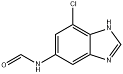 Formamide, N-(7-chloro-1H-benzimidazol-5-yl)- (9CI) Struktur