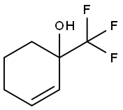 3-HYDROXY-3-(TRIFLUOROMETHYL)CYCLOHEXENE Struktur