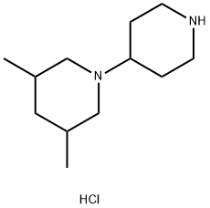 3,5-Dimethyl-1-(piperidin-4-yl)piperidine dihydrochloride Struktur