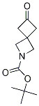 tert-butyl 6-oxo-2-azaspiro[3.3]heptane-2-carboxylate Struktur