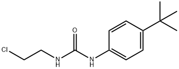 4-tert-butyl-(3-(2-chloroethyl)ureido)benzene Struktur