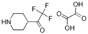 2,2,2-Trifluoro-1-(piperidin-4-yl)ethanone oxalate Struktur