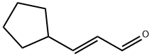 2-Propenal, 3-cyclopentyl-, (2E)- Struktur