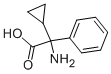 2-AMINO-2-CYCLOPROPYL-2-PHENYLACETIC ACID Struktur